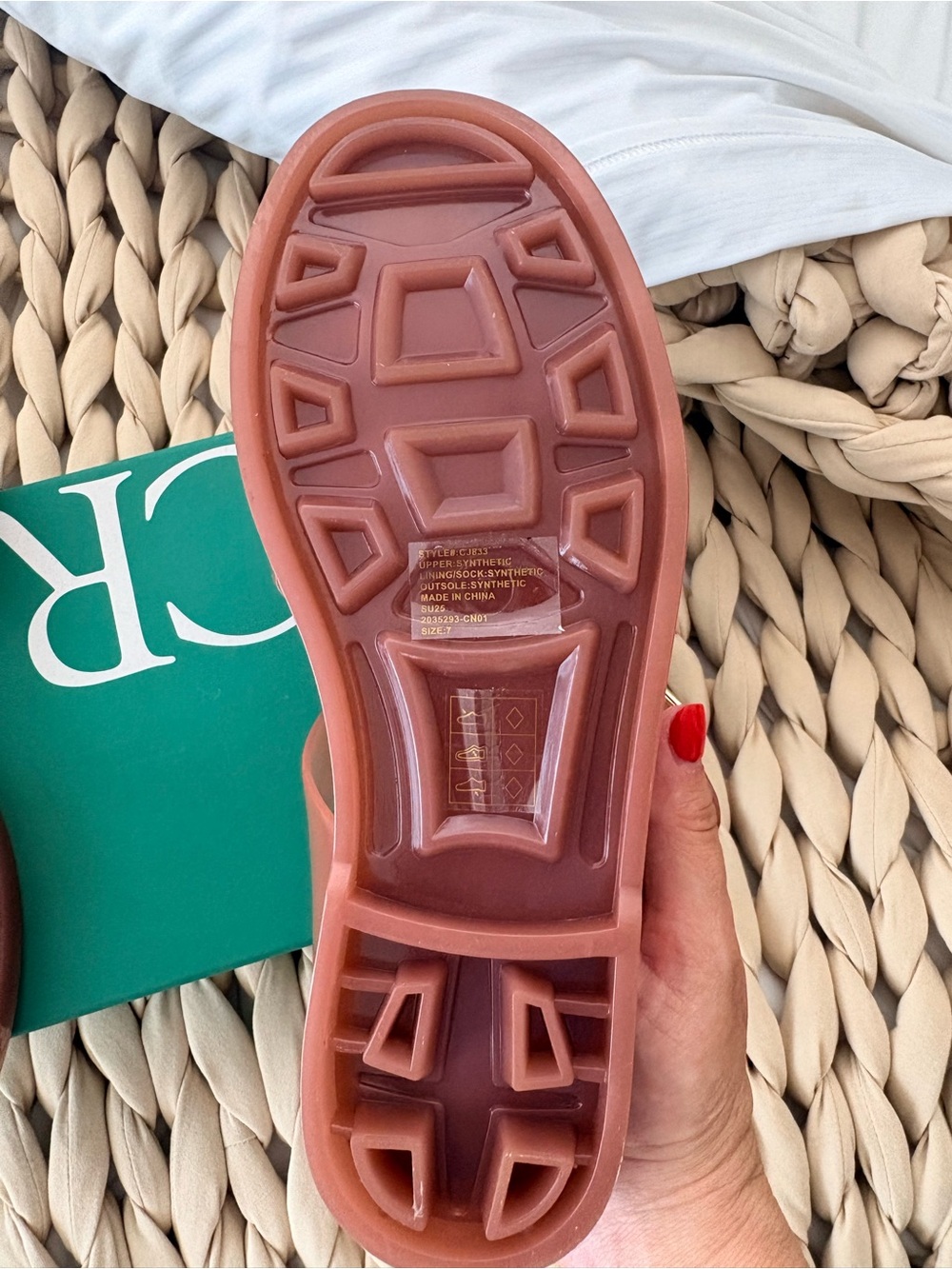J. Crew Glossy Jelly Fisherman Sandals in Dusty Rose - Picture 5 of 5